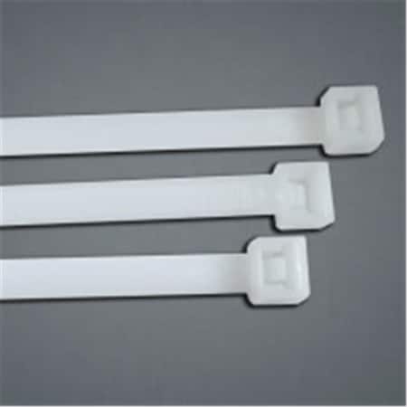 15 In. Cable Tie - Natural, 120 Lbs